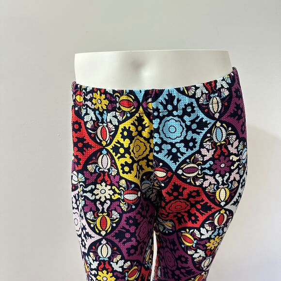 Judith March Women Bell Bottom Pants Size L Western Boho Maximalist Rodeo Fringe - Picture 6 of 14